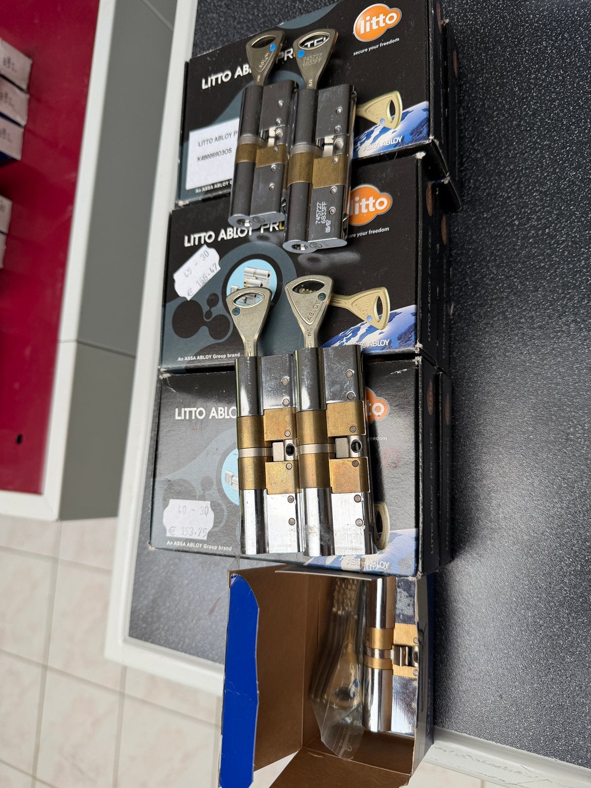 Cilinders protec abloy lot, Enlèvement, Comme neuf