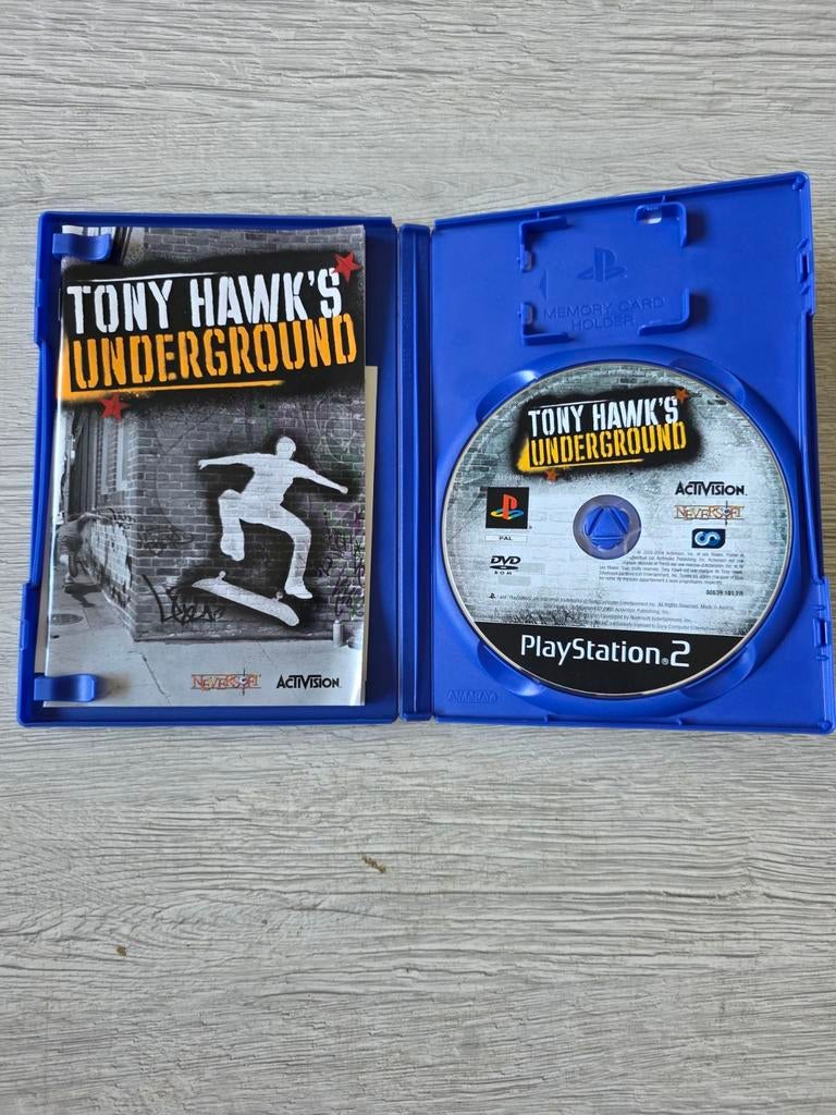 De Underground PS2 van Tony Hawk was geweldig!, Games en Spelcomputers, 2 spelers, Ophalen of Verzenden, Zo goed als nieuw, Vanaf 16 jaar