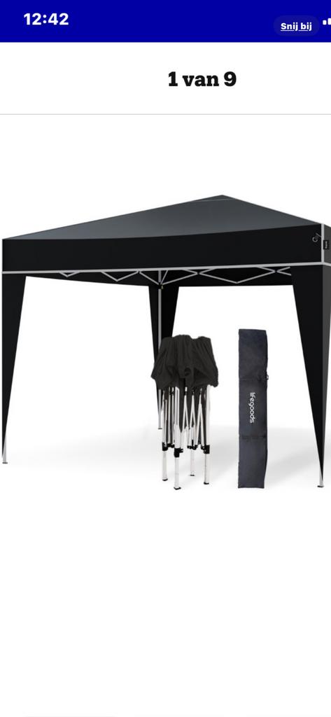 Tent opvouwbaar 3*3 meter nieuw nooit gebruikt, Ophalen, Opvouwbaar, Partytent, Minder dan 4 meter