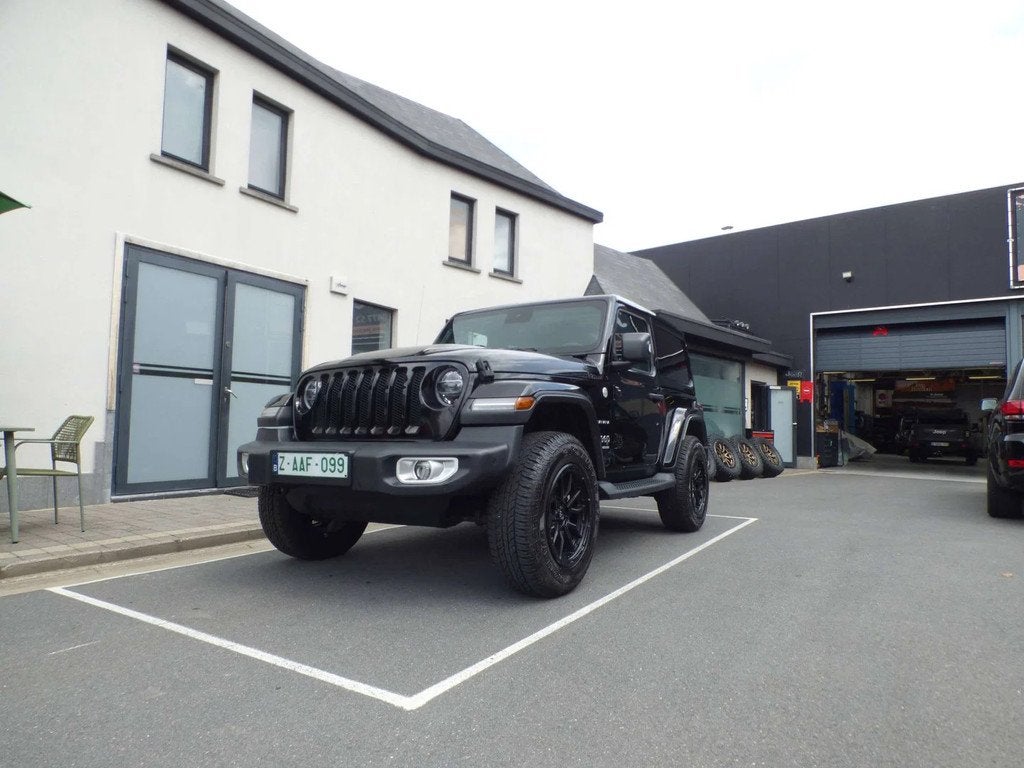 Jeep Wrangler Wrangler 2.0 Turbo Sahara *54000km* (bj 2020), Auto's, Automaat, 4 zetels, 4 cilinders, Zwart