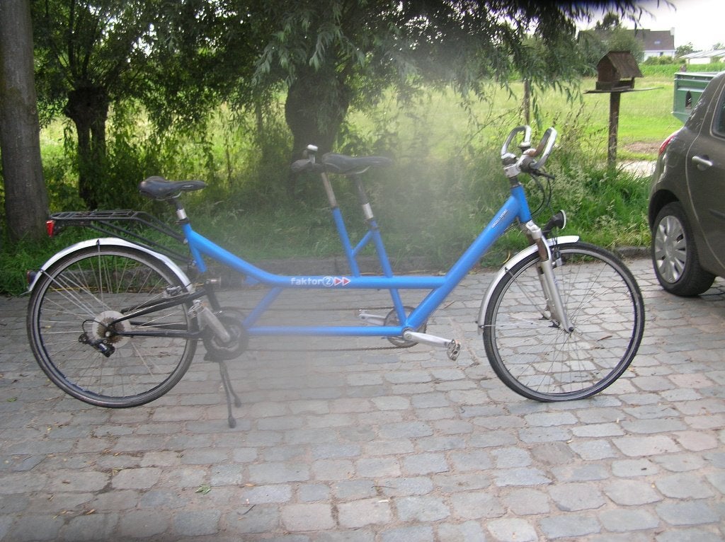 tandem, Fietsen en Brommers, Fietsen | Tandems, Ophalen, Gebruikt