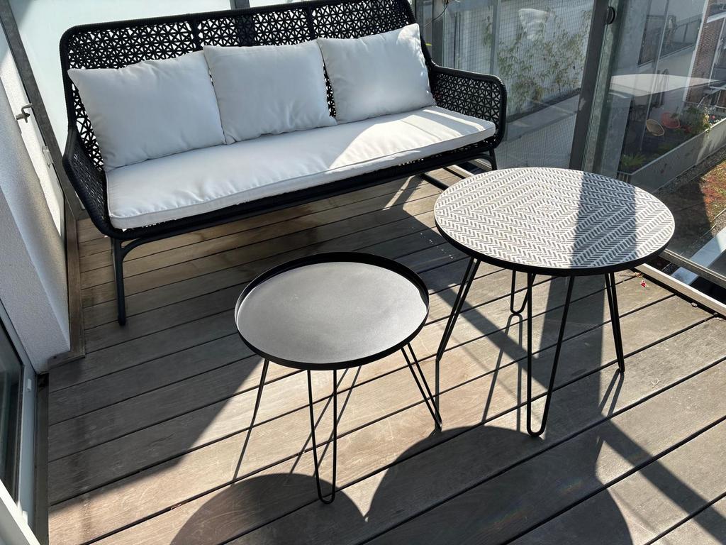 Tables de Terrasse ou Jardin, Jardin & Terrasse, Ensembles de jardin, Enlèvement, Comme neuf, 3 places