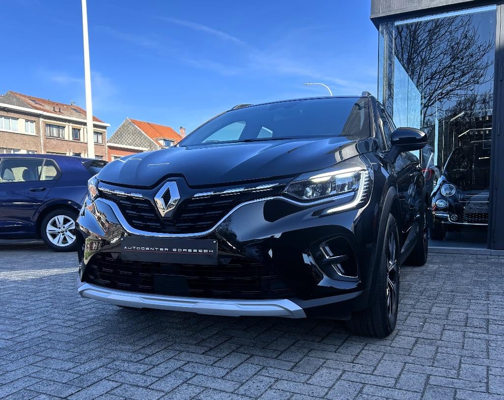 Renault Captur 1.33 TCe MHEV, Automaat, 4 cilinders, Leder en Stof, Zwart