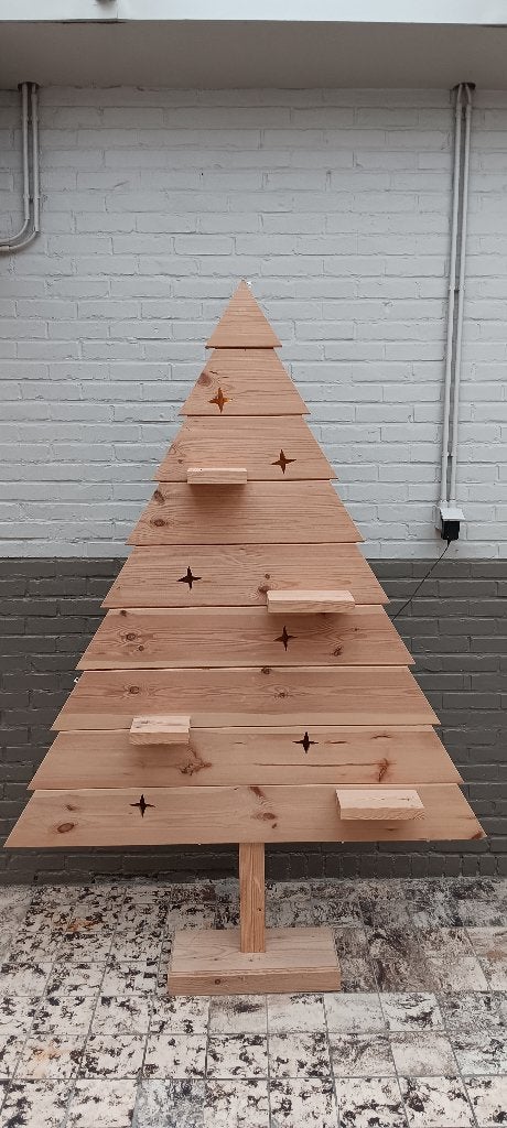 Houten Kerstboom, Diversen, Ophalen, Gebruikt