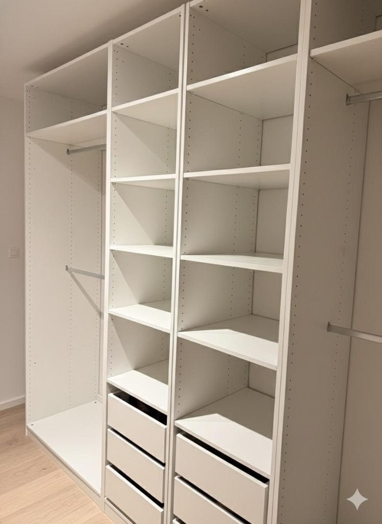 Inloop kledingkast kamer Z.G.A.N., Ophalen, Kunststof, 75 cm of meer, 200 cm of meer