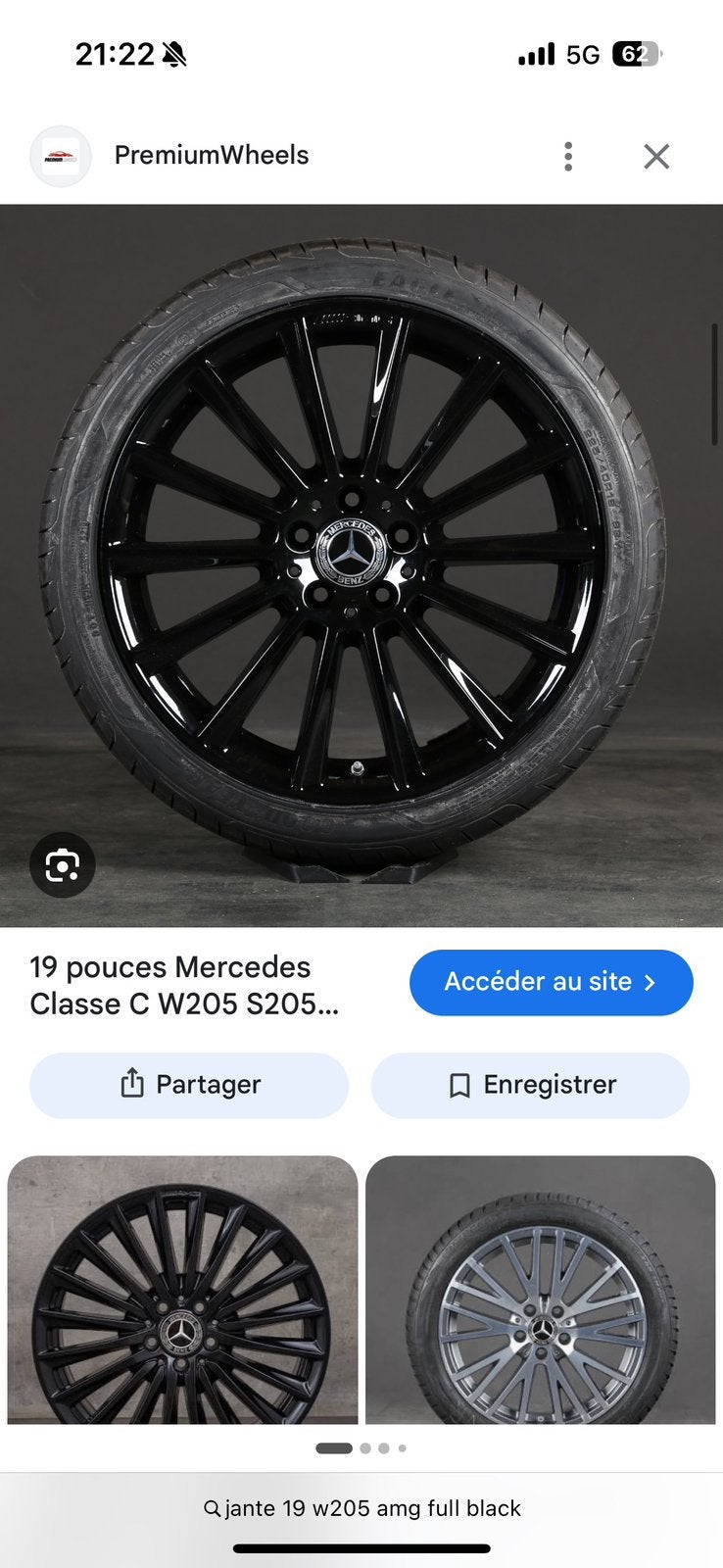 4 Jantes AMG mercedes 19 pouces pneus pirelli 5x112 225 245, Autos : Pièces & Accessoires, Pneus & Jantes, Neuf, Pneus et Jantes