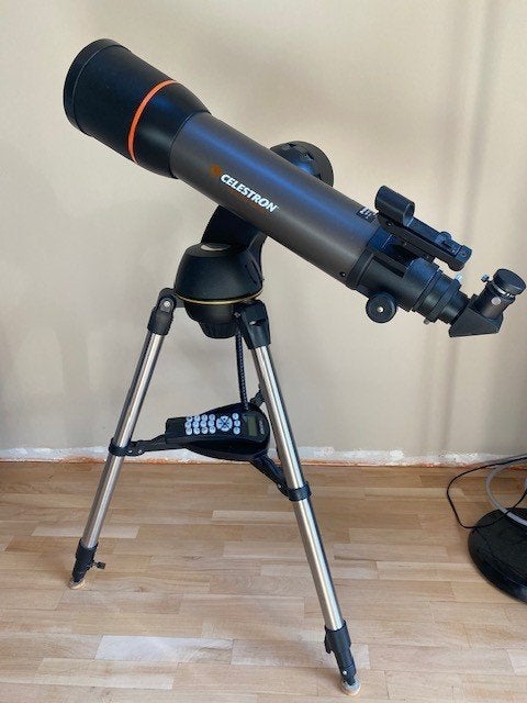 Celestron NexStar 102 SLT, TV, Hi-fi & Vidéo, Comme neuf, Enlèvement, 80 à 200 mm, Avec trépied