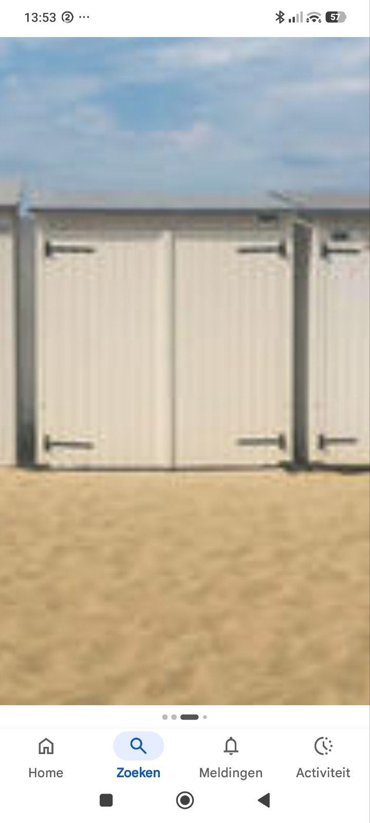 Strandcabine te koop, Enlèvement