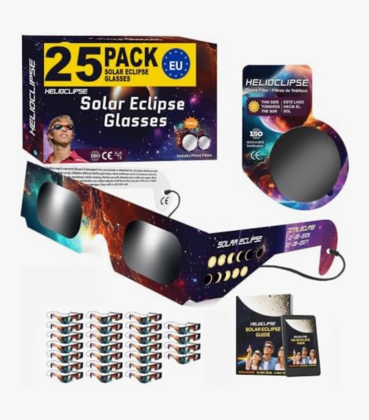 Lunettes Eclipse Solaire (vente a l’unité), Enlèvement, Comme neuf