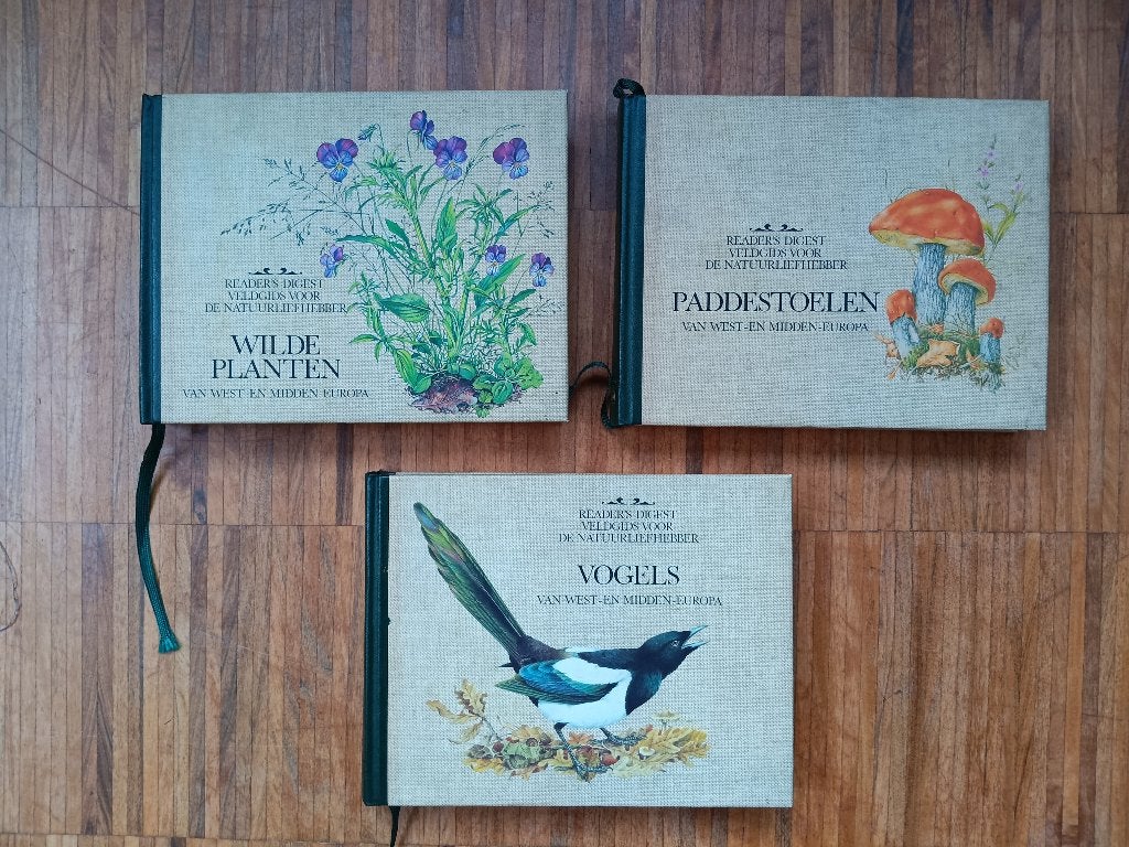 Set van 3 veldgidsen Reader's Digest, 1982, Boeken, Ophalen of Verzenden, Zo goed als nieuw, Vogels