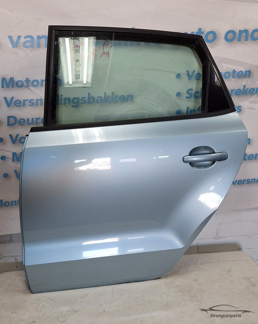 Deur Portier VW Polo 6R 6C links achter kleur LD5M compleet, Volkswagen, -, Utilisé, Porte