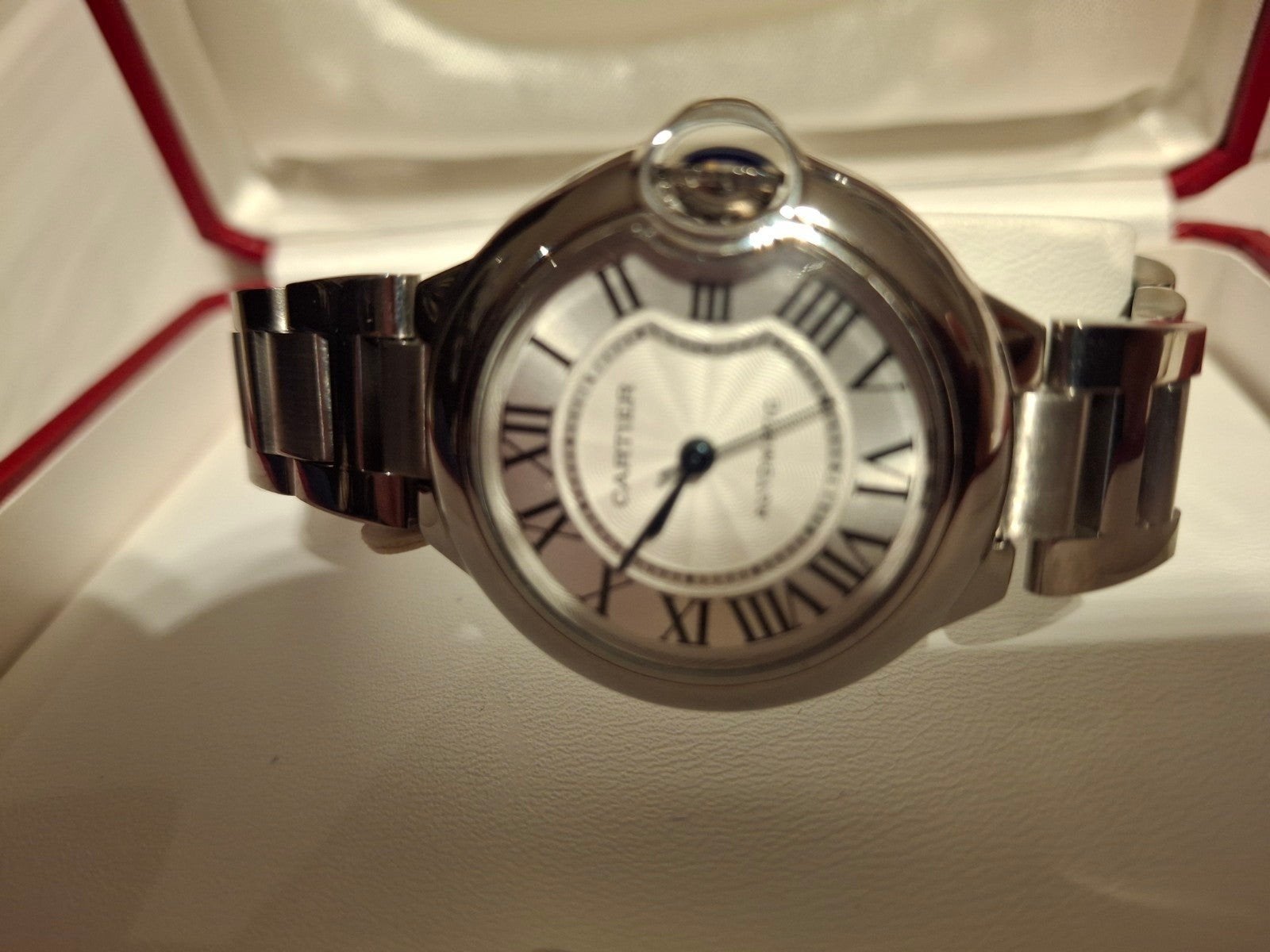 Ballon Cartier bleu 33 mm. Numéro de série 280750WX, Enlèvement ou Envoi