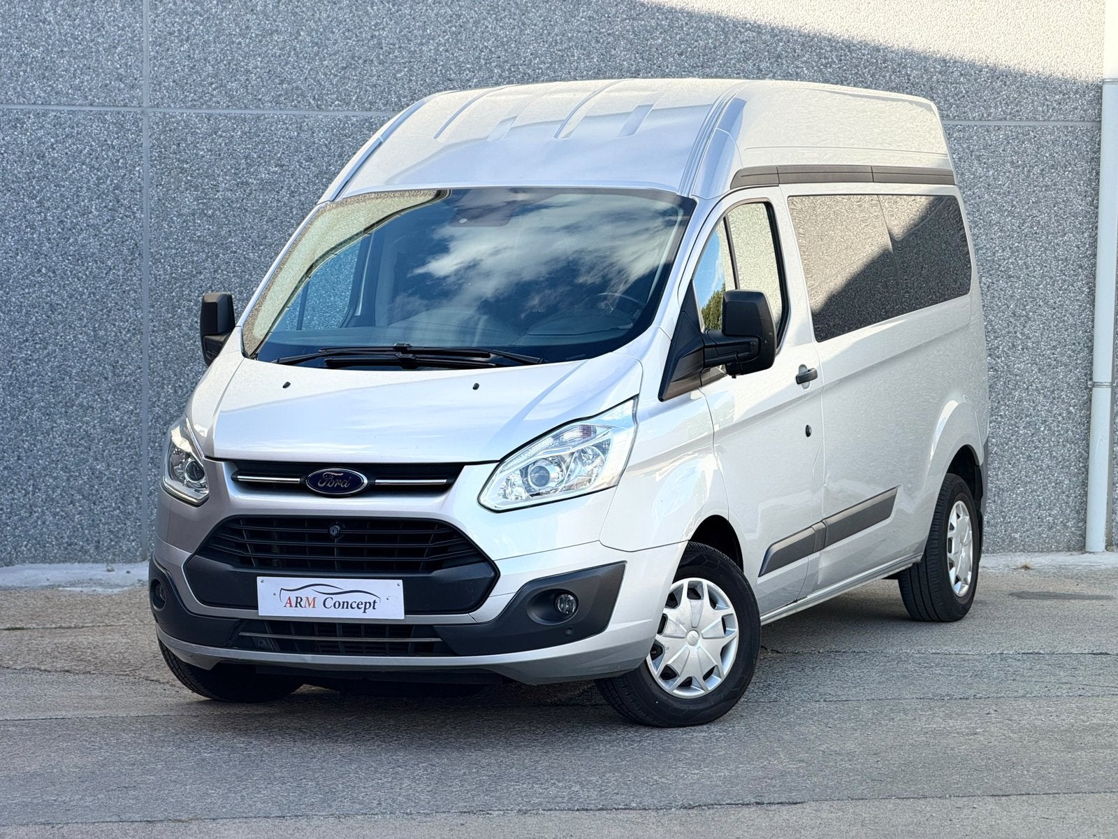 Ford Transit Custom 9 places 2.0 Diesel 2017 EURO 66, Autos, Argent ou Gris, Achat, Euro 6, Boîte manuelle
