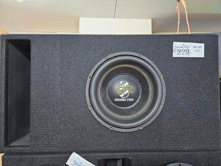 Groundzero 10inch 700watt spl 50literkist