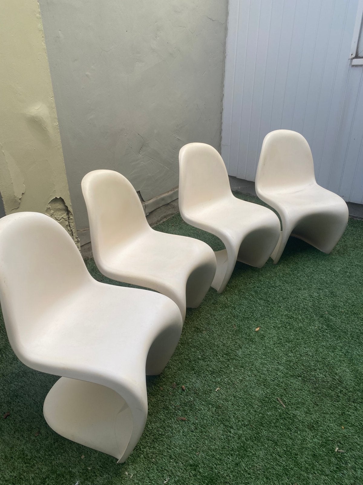 Chaises Vitra vintage de style Verner Panton, Maison & Meubles, Chaises, Autres couleurs, Comme neuf, Synthétique, Enlèvement