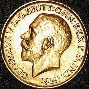 Goud - VK - Sovereign – George V - 1912, Ophalen of Verzenden, Overige landen, Losse munt, Goud