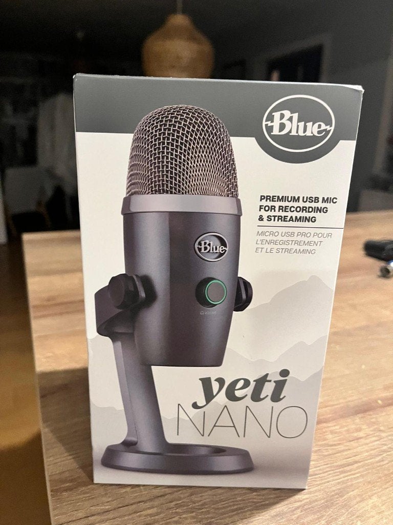 Blue Yeti Nano — Micro USB (Shadow Grey) — NIEUW,, Antiek en Kunst, Ophalen of Verzenden
