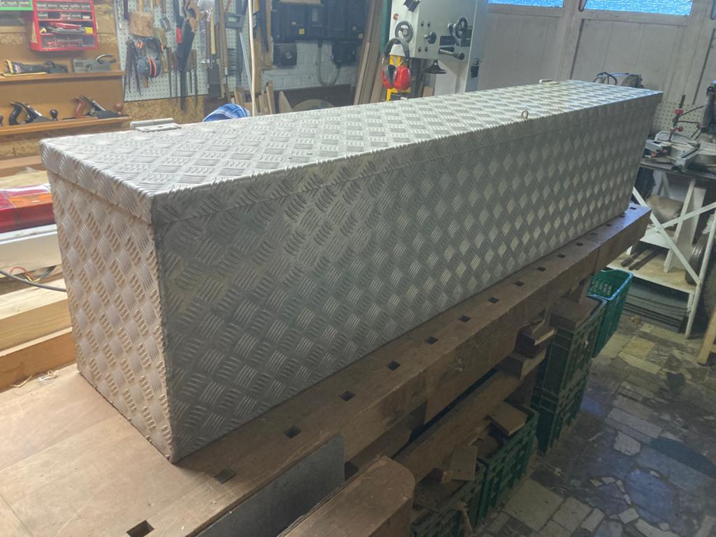 Coffre Alu, Bricolage & Construction, Métaux, Utilisé, Aluminium, Enlèvement