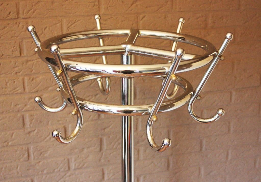 Tubbax Design Staande Kapstok Uit Jaren 60 / Art Deco Stijl, Ophalen, Zo goed als nieuw, Metaal, Staande kapstok