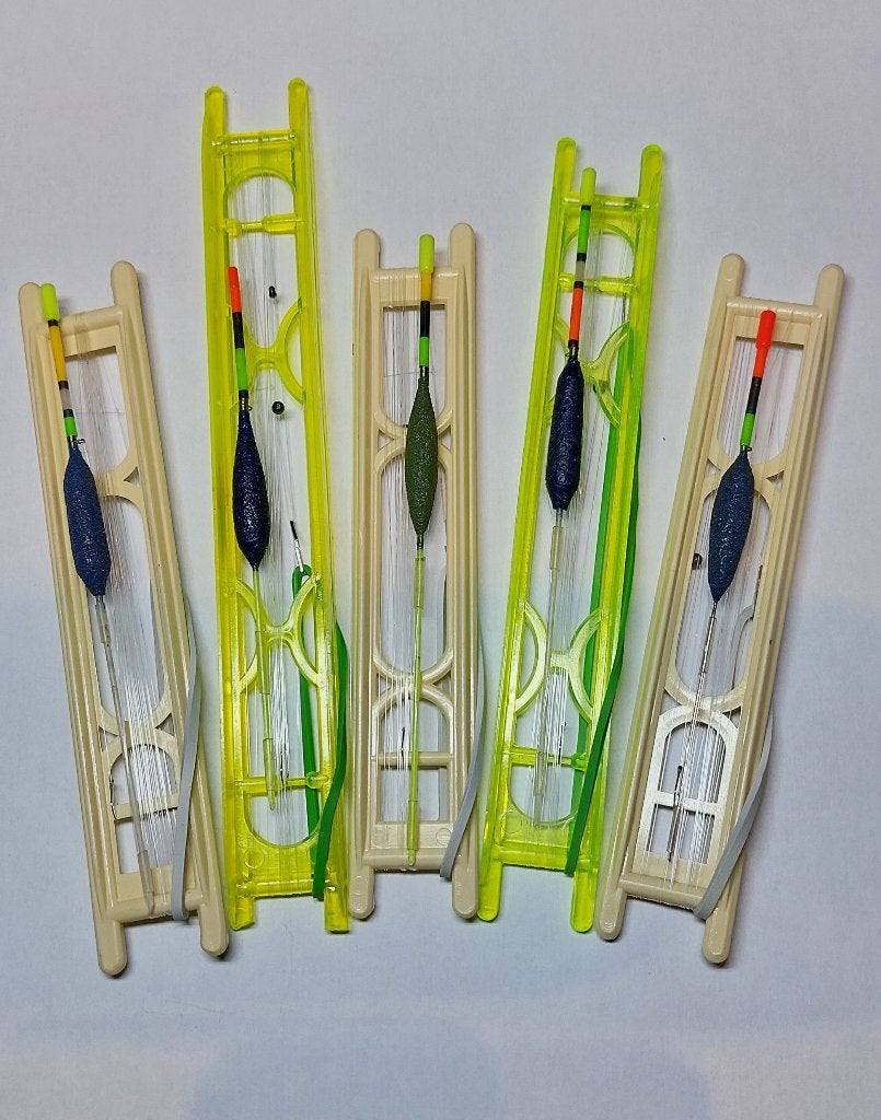 Set de 5 lignes de pêche artisanales 109, Sports nautiques & Bateaux, Pêche à la ligne | Général, Enlèvement ou Envoi, Neuf, Ligne fixe