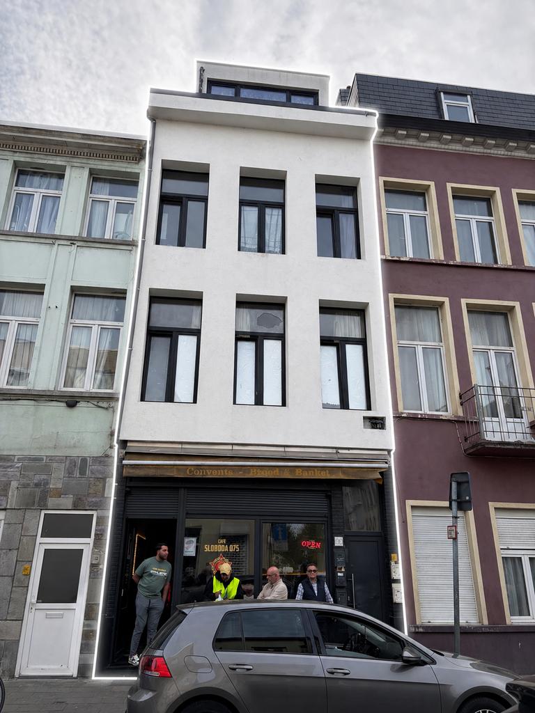 TE KOOP – Opbrengsteigendom met café en 4 app (€4400/maand), Woning met bedrijfsruimte, Verkoop zonder makelaar, Provincie Antwerpen