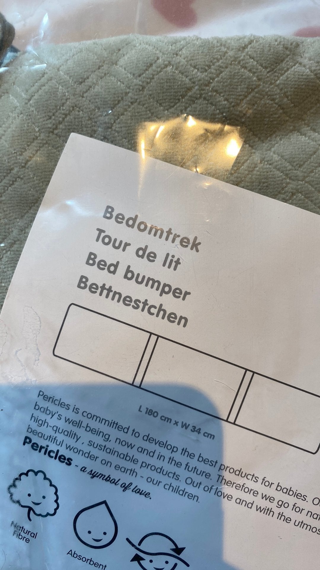 Bedomtrek baby, Ophalen, Babybedje, Bedomrander