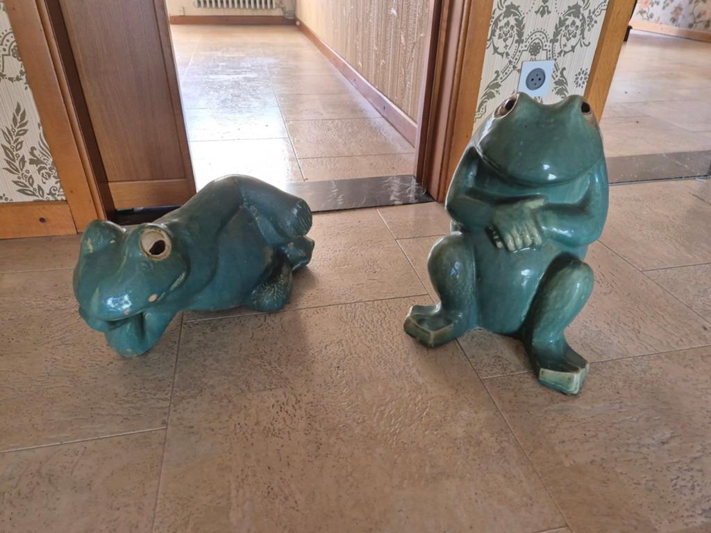 2 grenouilles en pierre, Jardin & Terrasse, Enlèvement