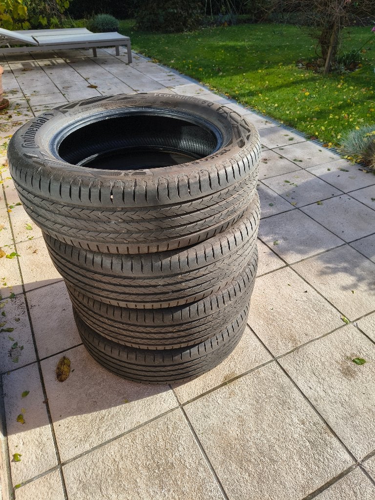4 Pneus été Continental EcoContact 6 - 215/60 R18 98H, Autos : Pièces & Accessoires, 215 mm, Véhicule de tourisme, Pneus été, Enlèvement