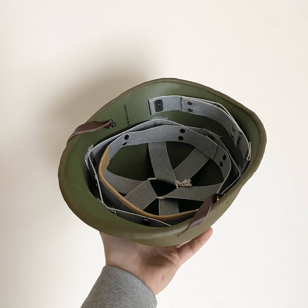 Sous-casque / Liner Hawley US USMC WW2 complet, Collections, Envoi, Autres, Casque ou Béret