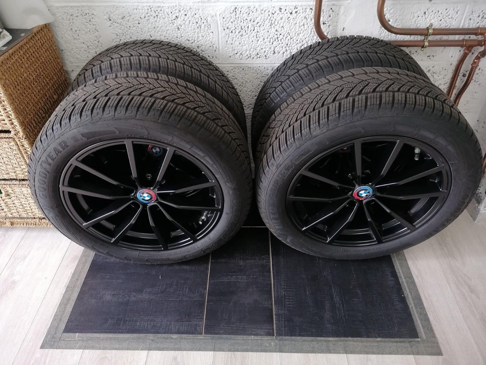 jantes bmw  hiver 18 pouces  pour G 20   peu roulé, 18 pouces, Jante(s)
