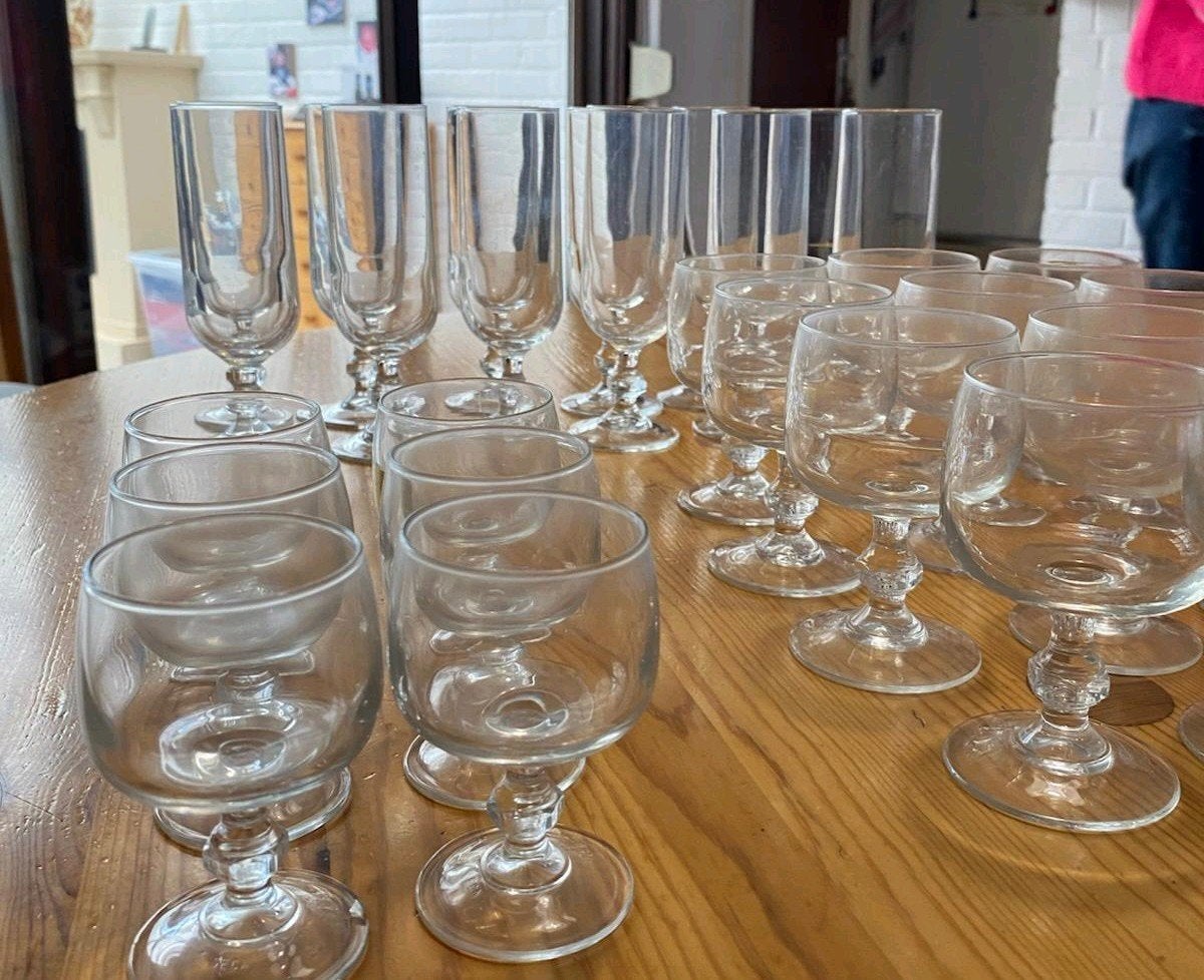luminarc glazen, Verzamelen, Glas en Drinkglazen, Ophalen