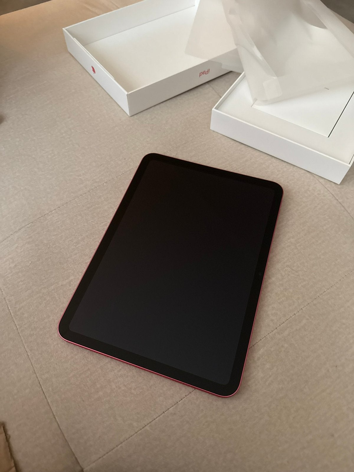 iPad 10e génération – 64 Go – Rose, Autres couleurs, Apple iPad Air, 10 pouces, Comme neuf