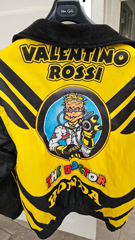 Valentino Rossi jas (maat XXL), Motoren, Ophalen of Verzenden, Jas | leer