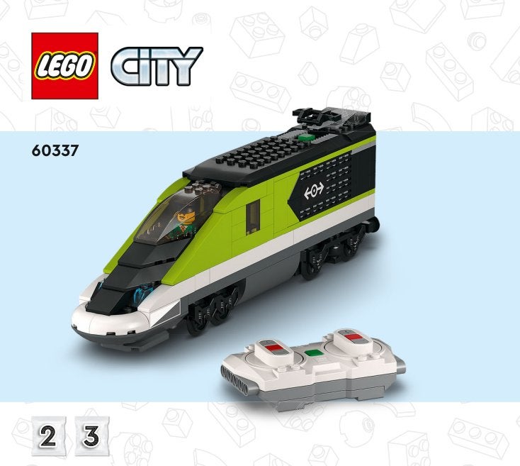 Lego 60337 locomotief/eindwagon (Nieuw!), Neuf, City, Lego, Ensemble complet