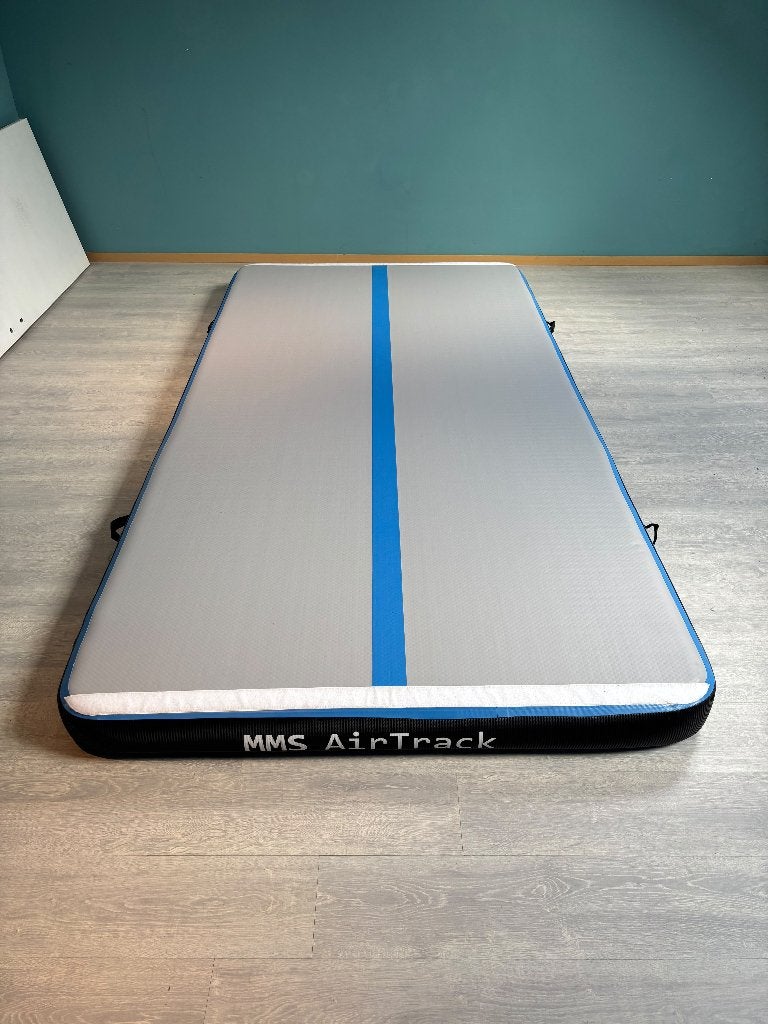 Tapis de gymnastique gonflable 300 x 150 x 15 cm, Enlèvement, Comme neuf, Gris, Matériel