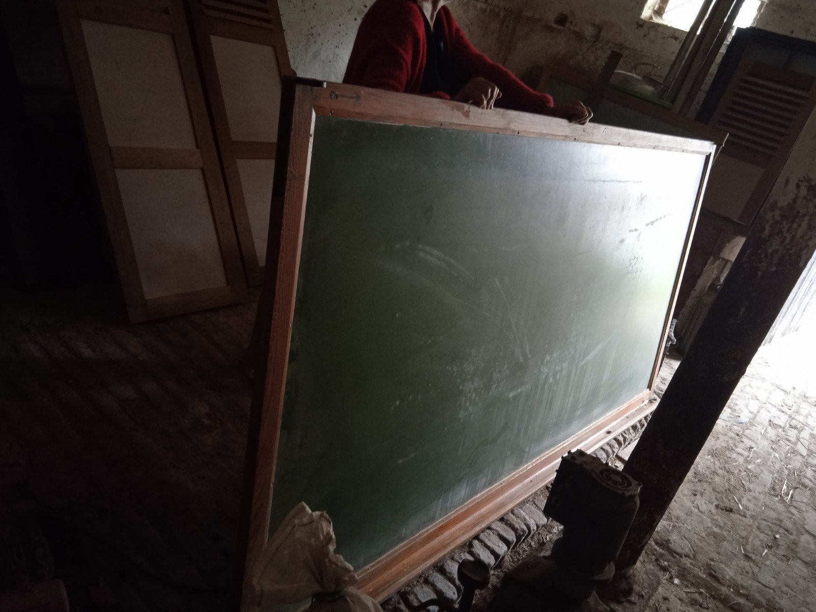 tableau d'école, Enlèvement