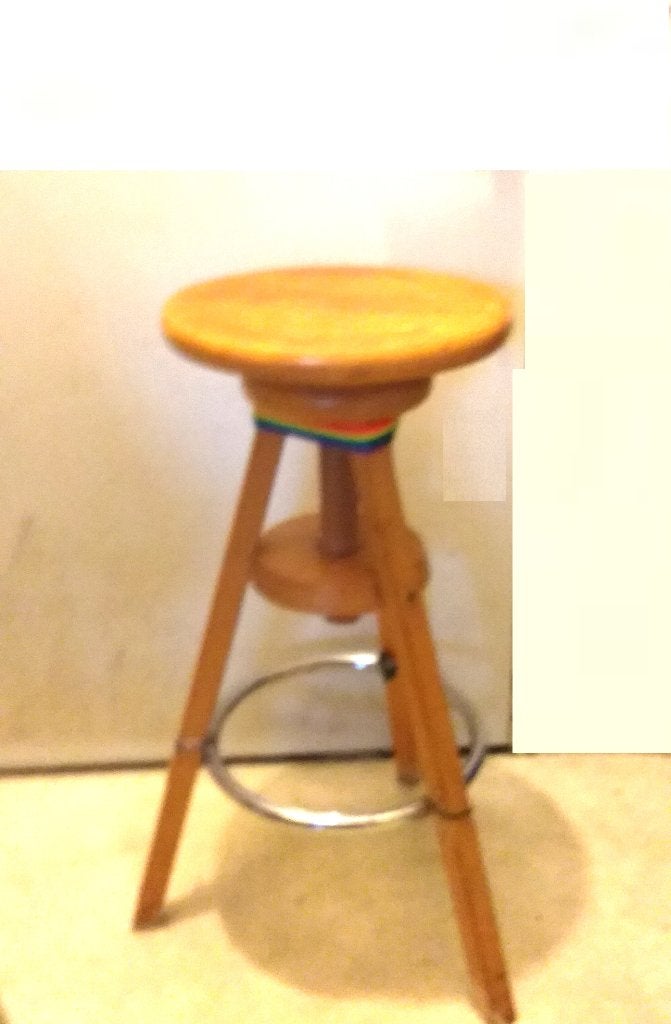 Tabouret solide 66 cm, Maison & Meubles, Enlèvement ou Envoi