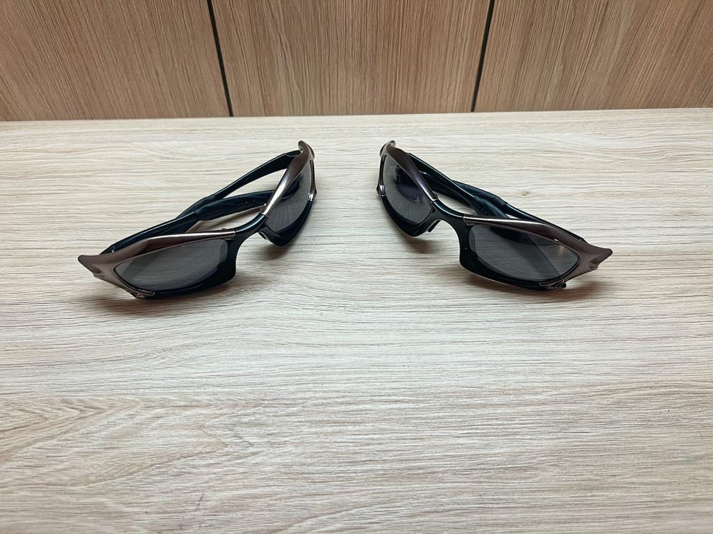 Oakley Splice Black Chrome, Ophalen, Gebruikt, Zonnebril, Zwart