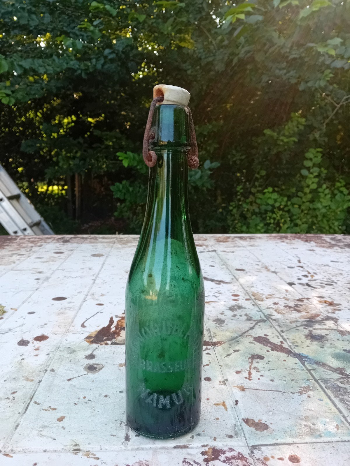 Ancienne brasserie de bouteilles de bière vintage Agnor Delf, Enlèvement ou Envoi