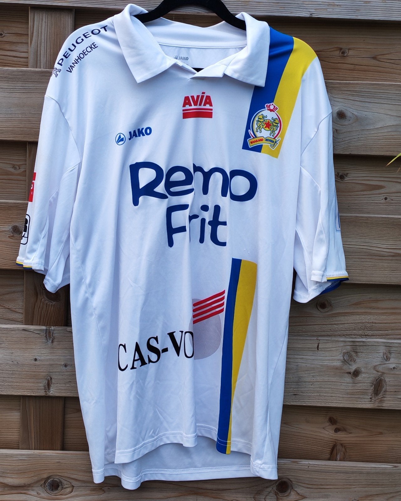 2010-11 Waasland Beveren maat Large prachtig shirt, Ophalen of Verzenden, Shirt