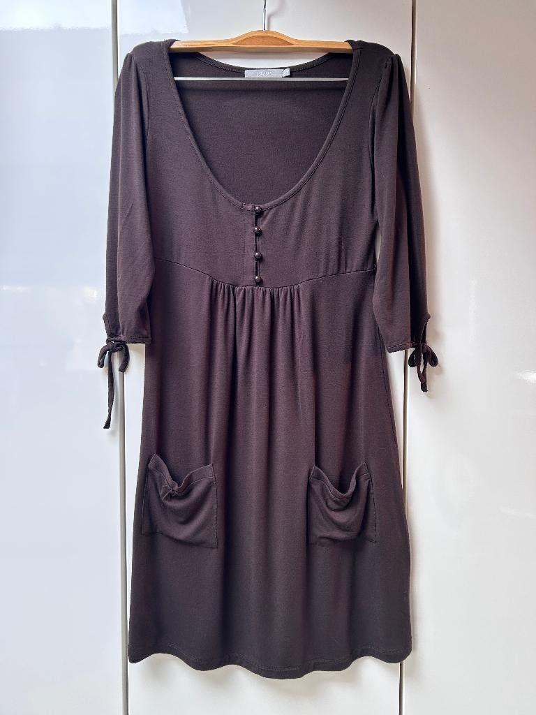 Bruine jurk 3 Suisses - Maat 34/36, Kleding | Dames, Bruin, 3 suisses, Ophalen of Verzenden, Zo goed als nieuw