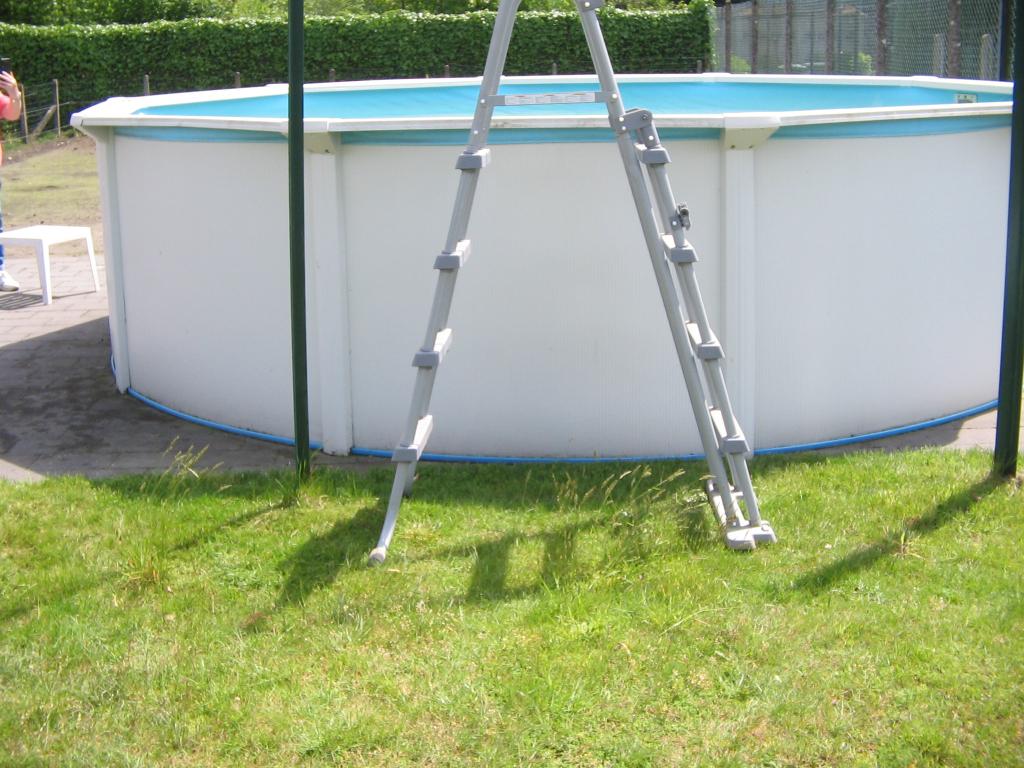 Intex opbouw zwembad, Tuin en Terras, Ophalen, Zo goed als nieuw, Rond, Opzetzwembad