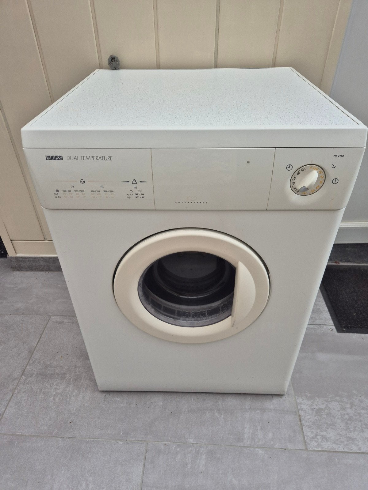 droogkast zanussi, Ophalen