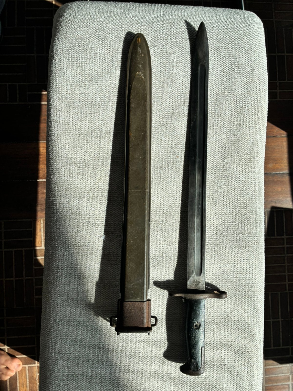 Baionette longue US springfield 1905 datée 1919, Collections, Enlèvement, Armée de terre, Couteau ou Poignard