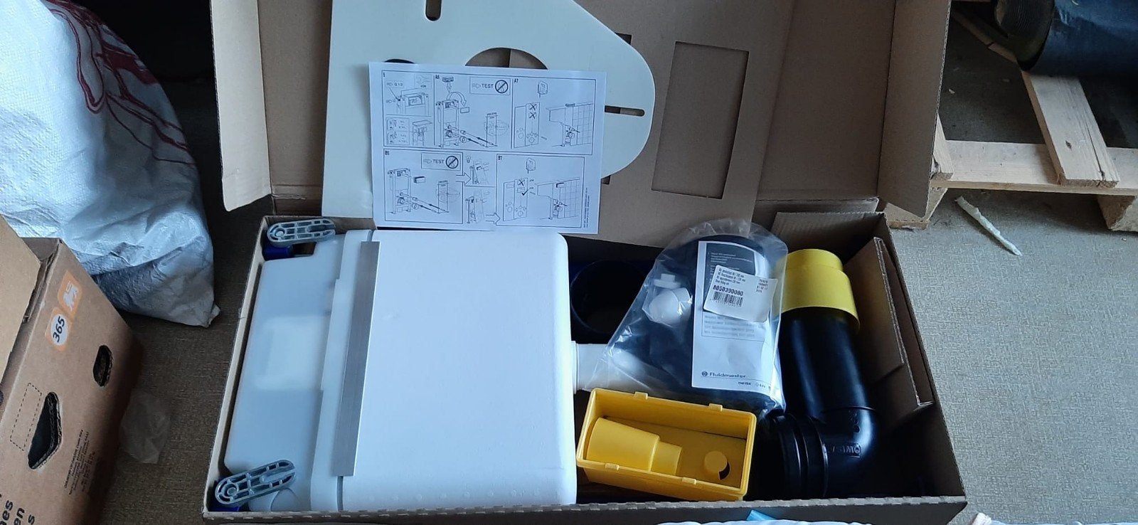 Wand WC Element - Nieuw in originele verpakking, Doe-het-zelf en Bouw, Ophalen, Nieuw, Toilet
