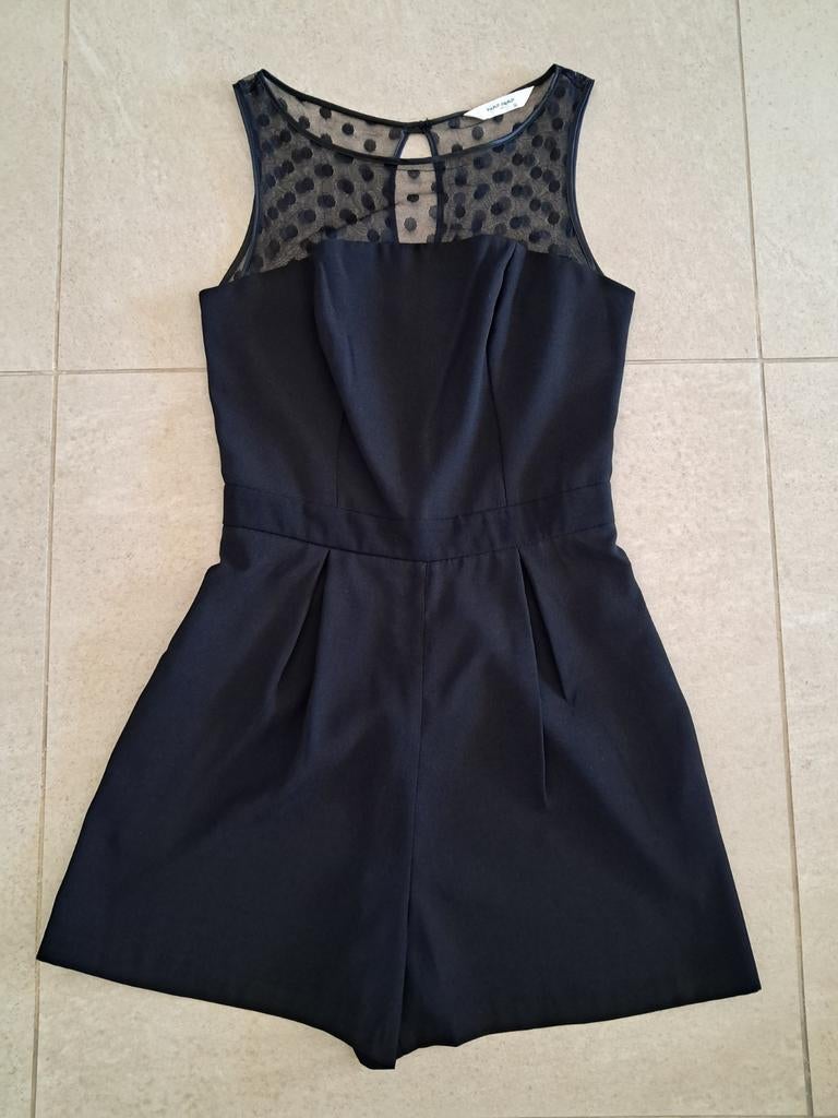 NafNaF zwarte jumpsuit maat 34 (XS), Kleding | Dames, Jumpsuits, Zo goed als nieuw, Maat 34 (XS) of kleiner, Zwart, Ophalen of Verzenden