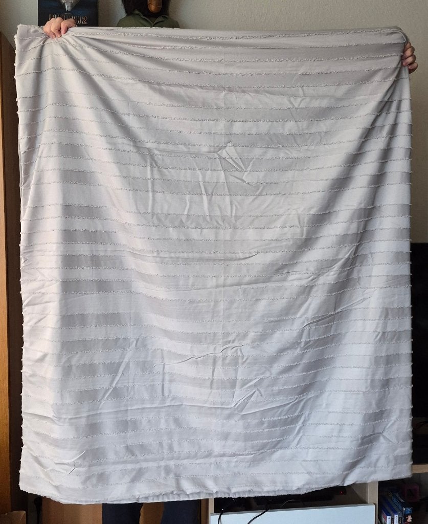 Housse de couette + 2 taies d’oreillers, Maison & Meubles, Drap-housse ou Taie d'oreiller, Gris, Taies d'oreiller incluses, Comme neuf