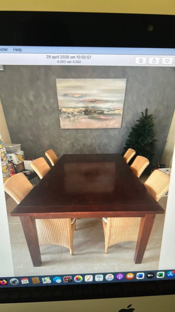 Kloostertafel met 6 zetels, Ophalen