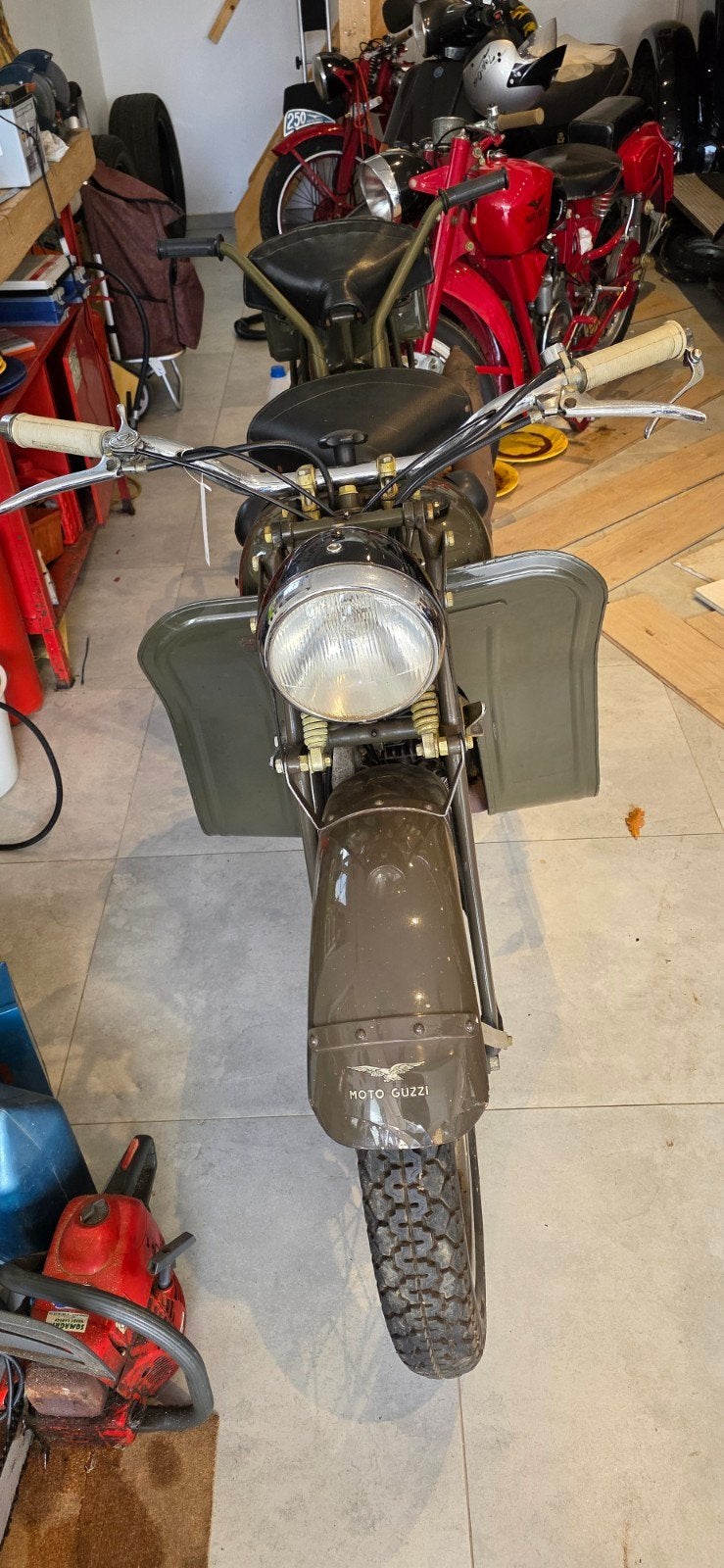 Moto Guzzi SuperAlce 1946, Ophalen