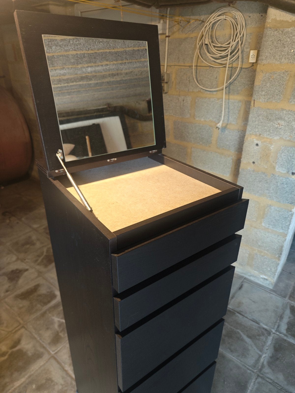Commode Ikea Malm 6 tiroirs, Ophalen, Minder dan 50 cm, Gebruikt, 5 laden of meer